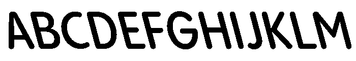 PPPangramSansRoundedNarrow SemiboldReclined Instance Font UPPERCASE