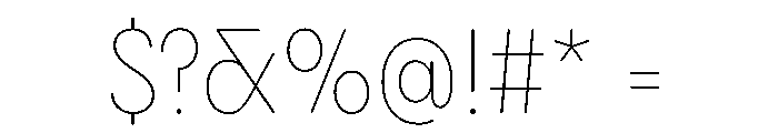 PPPangramSansRoundedNarrow Thin Instance Font OTHER CHARS