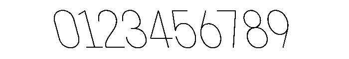 PPPangramSansRoundedNarrow ThinReclined Instance Font OTHER CHARS