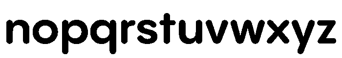 PPPangramSansRoundedNormal Bold Instance Font LOWERCASE