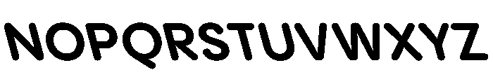 PPPangramSansRoundedNormal BoldReclined Instance Font UPPERCASE