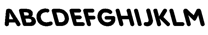 PPPangramSansRoundedNormal ExtraboldReclined Instance Font UPPERCASE