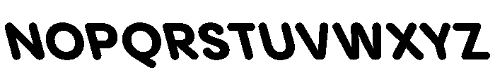 PPPangramSansRoundedNormal ExtraboldReclined Instance Font UPPERCASE