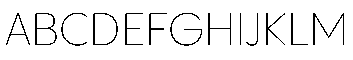 PPPangramSansRoundedNormal Extralight Instance Font UPPERCASE