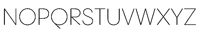 PPPangramSansRoundedNormal Extralight Instance Font UPPERCASE