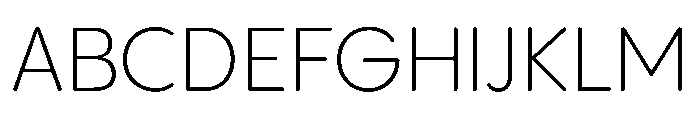 PPPangramSansRoundedNormal Light Instance Font UPPERCASE
