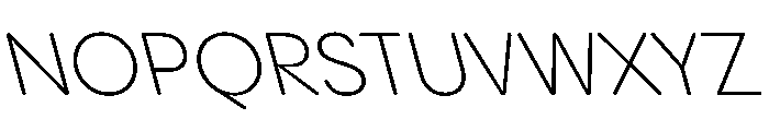 PPPangramSansRoundedNormal LightReclined Instance Font UPPERCASE