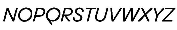 PPPangramSansRoundedNormal MediumItalic Instance Font UPPERCASE