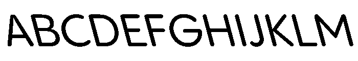 PPPangramSansRoundedNormal MediumReclined Instance Font UPPERCASE