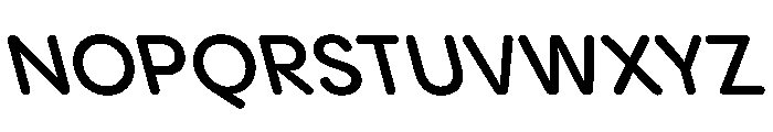 PPPangramSansRoundedNormal SemiboldReclined Instance Font UPPERCASE