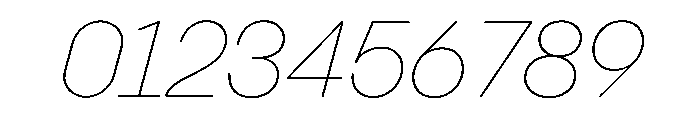PPPangramSansRoundedNormal ThinItalic Instance Font OTHER CHARS