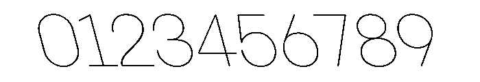 PPPangramSansRoundedNormal ThinReclined Instance Font OTHER CHARS
