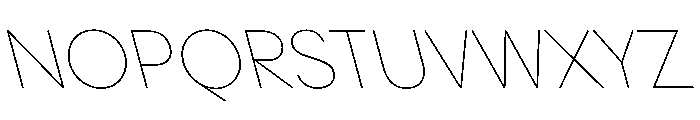 PPPangramSansRoundedNormal ThinReclined Instance Font UPPERCASE