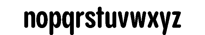 PPPangramSansRoundedSlim Bold Instance Font LOWERCASE