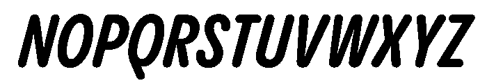 PPPangramSansRoundedSlim BoldItalic Instance Font UPPERCASE