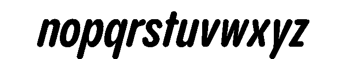 PPPangramSansRoundedSlim BoldItalic Instance Font LOWERCASE