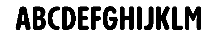 PPPangramSansRoundedSlim Extrabold Instance Font UPPERCASE