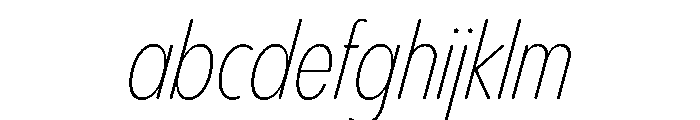 PPPangramSansRoundedSlim ExtralightItalic Instance FONT