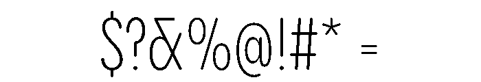 PPPangramSansRoundedSlim Light Instance Font OTHER CHARS