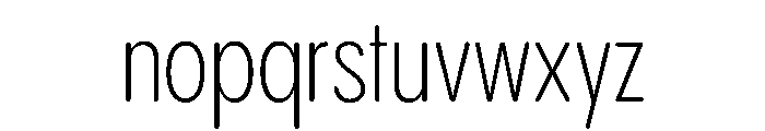 PPPangramSansRoundedSlim Light Instance Font LOWERCASE