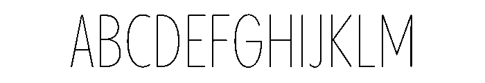 PPPangramSansRoundedSlim Thin Instance Font UPPERCASE