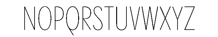 PPPangramSansRoundedSlim Thin Instance Font UPPERCASE