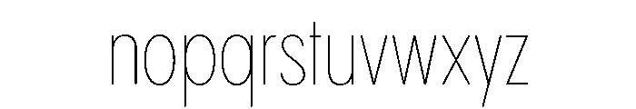 PPPangramSansRoundedSlim Thin Instance Font LOWERCASE