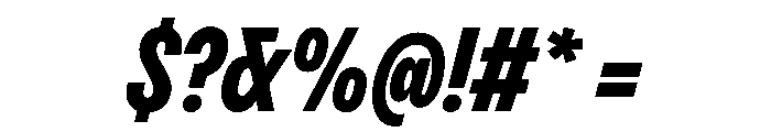 PPPangramSansSlim ExtraboldItalic Instance Font OTHER CHARS