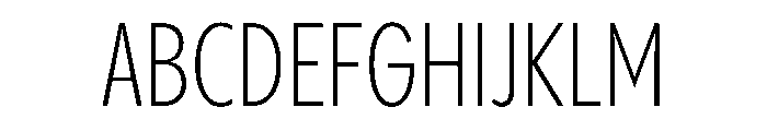 PPPangramSansSlim Light Instance Font UPPERCASE
