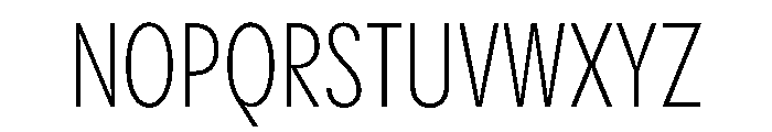 PPPangramSansSlim Light Instance Font UPPERCASE