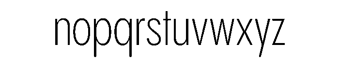 PPPangramSansSlim Light Instance Font LOWERCASE