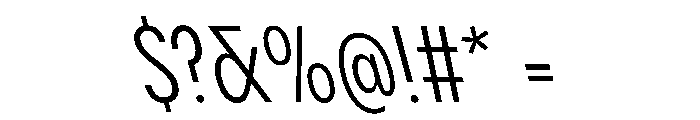 PPPangramSansSlim RegularReclined Instance Font OTHER CHARS