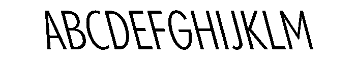 PPPangramSansSlim RegularReclined Instance Font UPPERCASE