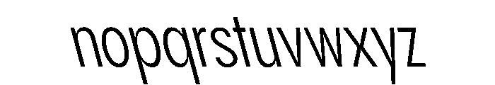 PPPangramSansSlim RegularReclined Instance Font LOWERCASE