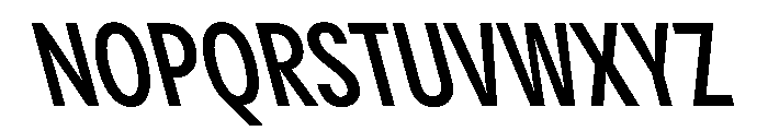 PPPangramSansSlim SemiboldReclined Instance Font UPPERCASE