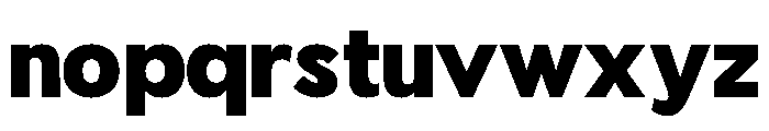 PPPierSans Black 825e9f9d Font LOWERCASE