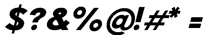 PPPierSans BlackItalic 1e828d83 Font OTHER CHARS