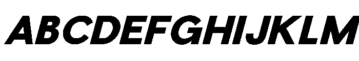 PPPierSans BlackItalic 1e828d83 Font UPPERCASE