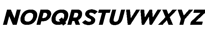 PPPierSans BlackItalic 1e828d83 Font UPPERCASE