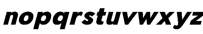 PPPierSans BlackItalic 1e828d83 Font LOWERCASE