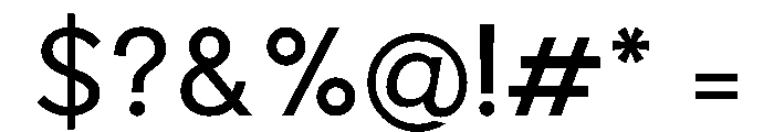 PPPierSans Light 3f962f3a Font OTHER CHARS