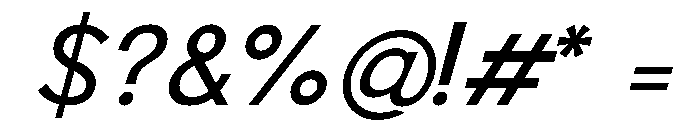 PPPierSans LightItalic 0d436807 Font OTHER CHARS