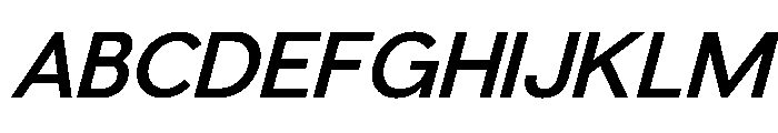 PPPierSans MediumItalic Ab3afb6c Font UPPERCASE