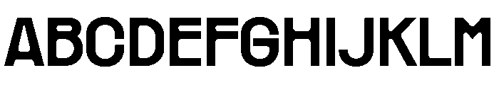 PPRader Bold Instance Font UPPERCASE
