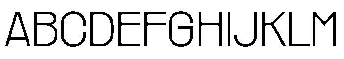 PPRader Extralight Instance Font UPPERCASE