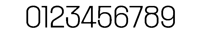 PPRader Extralight Font OTHER CHARS