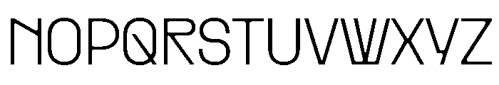 PPRader Extralight Font UPPERCASE