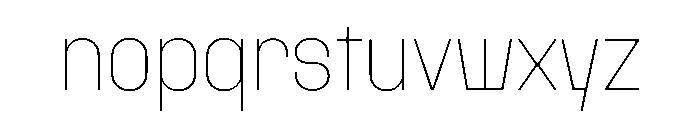 PPRader Hairline Instance Font LOWERCASE