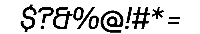 PPRader Italic Instance Font OTHER CHARS