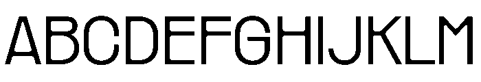 PPRader Light Instance Font UPPERCASE